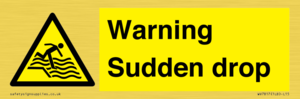 Warning Sudden drop